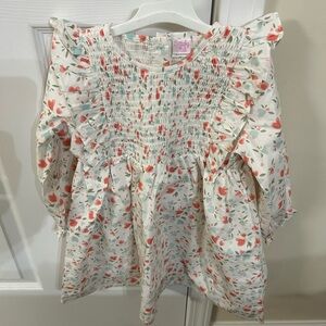 Stitchy Fish Girls Floral Dress 4T